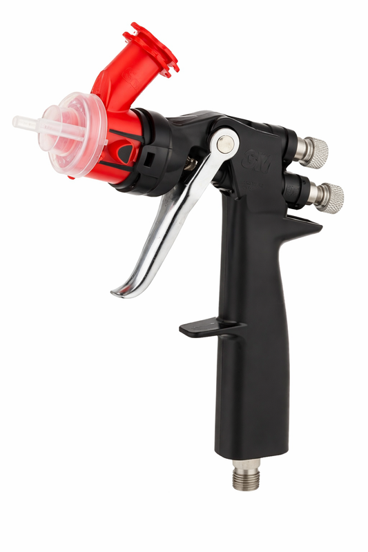 3M Accuspray HGP Spray Gun Kit – Model 16587, 1.8mm & 2.0mm Replaceable Atomizing Heads for Medium-Heavy Automotive Coatings