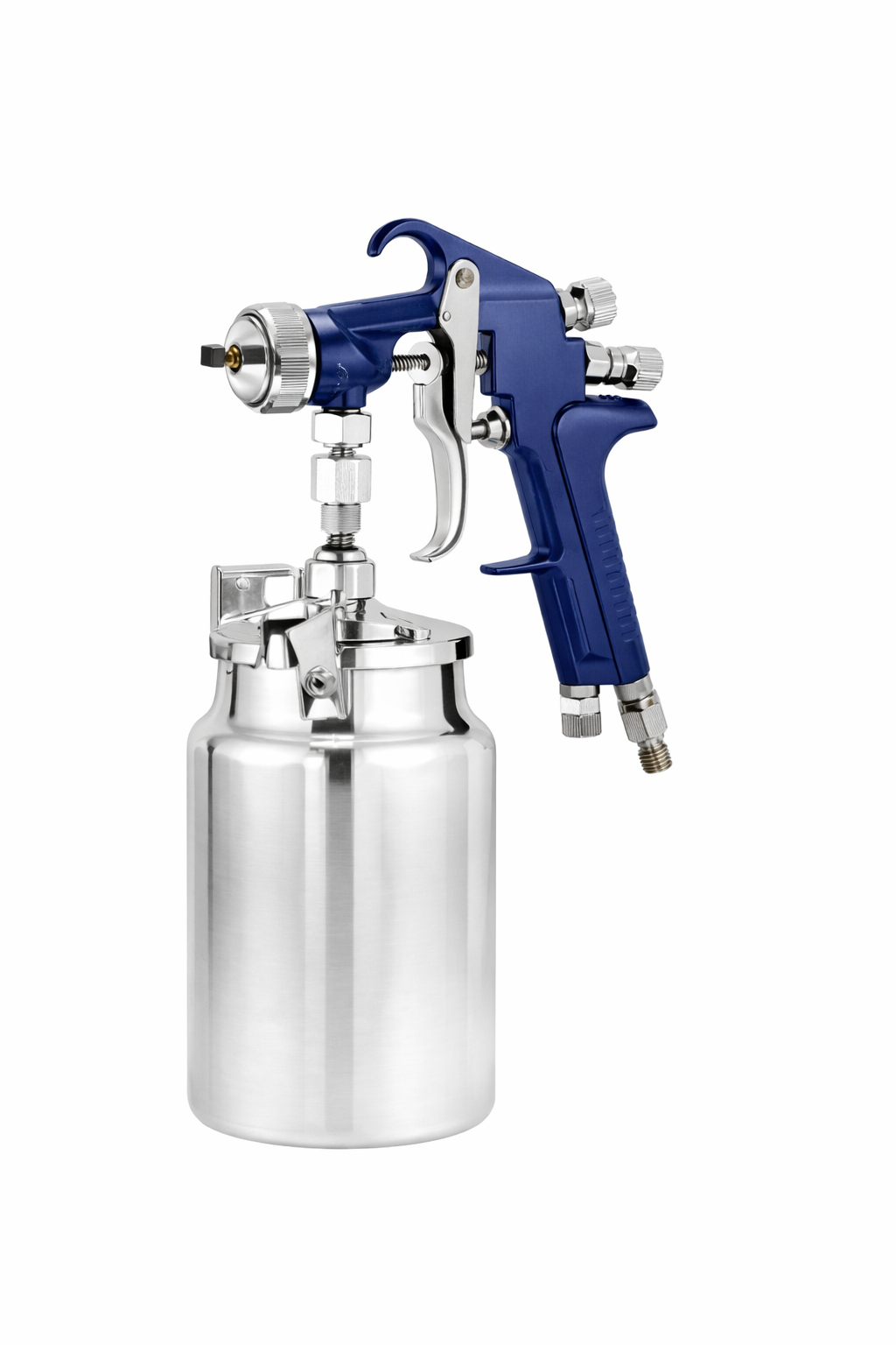 34oz Siphon Feed HVLP Spray Gun – 2.0mm Copper Nozzle with 1000cc Aluminum Cup for Automotive Refinishing, Furniture & Heavy-Duty Coatings